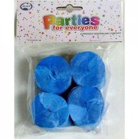 Crepe Streamers P4 Sky Blue 6 Packs Each 4 