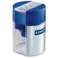 Pencil Sharpener Staedtler Metal 2 Hole Tub for Standard/Triplus Pencils Box 10