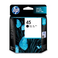 HP 45 BLACK INK 830 PAGE YIELD FOR DJ 8XX 9XX 1000 1120