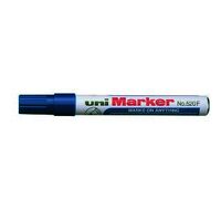 Marker Uni 520F Bullet Point Blue Box 12