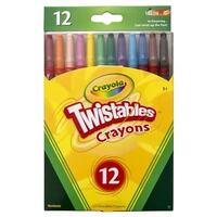 Crayons Twistables Crayola 527412 Pack 12 Assorted Colours  