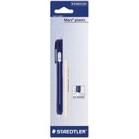 Eraser Staedtler Pen Style 528 50BKDA Mars Plastic Holder Hang Sell