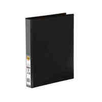 Binder Clearview Insertable A4 2 Ring D 25mm Marbig 5402002B Black