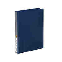 Binder Clearview Insertable A4 3 Ring D 25mm Marbig 5403001B Blue