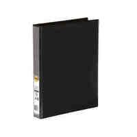 Binder Clearview Insertable A4 3 Ring D 25mm Marbig 5403002B Black