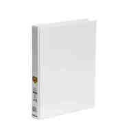 Binder Clearview Insertable A4 3 Ring D 25mm Marbig 5403008B White