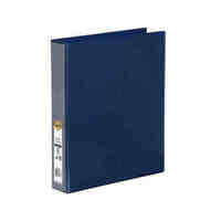 Binder Clearview Insertable A4 3 Ring D 38mm Marbig 5413001B Blue