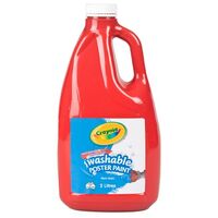 Poster Paint Crayola 2 Litre Washable Red