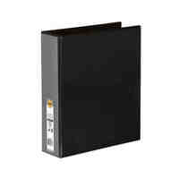 Binder Clearview Insertable A4 2 Ring D 50mm Marbig 5422002B Black
