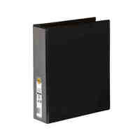 Binder Clearview Insertable A4 3 Ring D 50mm Marbig 5423002B Black