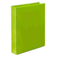 Binder Clearview Insertable A4 4 Ring D 50mm Marbig 5424004 Lime 