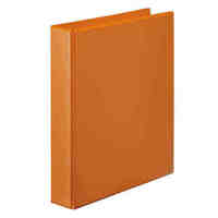 Binder Clearview Insertable A4 4 Ring D 50mm Marbig 5424006 Orange 