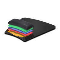 KENSINGTON SMARTFIT MOUSE PAD WITH GEL WRIST REST, H/ADJ PAD, BLACK