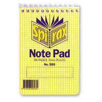 Spirax 560 Notebook 112 x 76mm 96 Page Pack 40