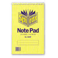 Spirax 563B Notebook 8mm Reporters 203 x 127mm Pack 10 