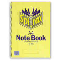 Spirax 595A Notebook A4 7mm 120 Leaf Side Opening Pack 5 
