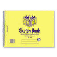 Spirax 577 Sketch Book Side Opening 16 Leaf 177 x 245mm Pack 20