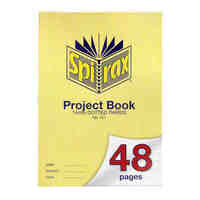 Project Book A4 Spirax 141 14mm Dotted Thirds 48 Page Pack 20