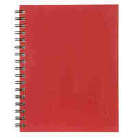 Spirax 511 Notebook 225 x 175mm Hardcover 100 Leaf Red Pack 5