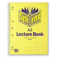 Spirax 906 Lecture Book A4 140 Page Pack 10 