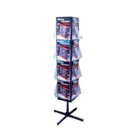 Deflecto Revolving Display Stand 58021 16 x A4 Racks 