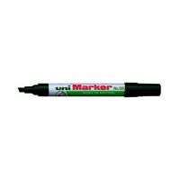 Marker Uni 580B Chisel Point Black Box 12