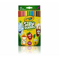 Marker Washable Slim Crayola 58 5071 Silly Scents Hangsell Pack 10 Assorted Colours 