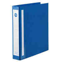 Binder A4 2 Ring D 38mm Marbig Deluxe Wide Capacity 5902001 Blue