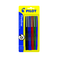 Pen Pilot Fineliner SWPP Pack 8 Assorted