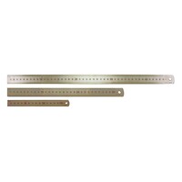 Ruler Steel 60cm Sterling 6021 Two Sided with Double Metric and Double Imperial BTS 