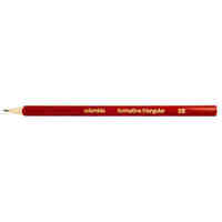 Pencil Columbia Coloured Formative Triangular 2B Box 100