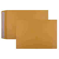 Envelope B4 353 x 250mm Cumberland Heavy Gold Pocket Strip Seal 613329 Box 250