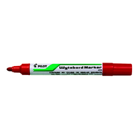 Whiteboard Marker Pilot Wyteboard Bullet Tip WBMATM Red Box 12