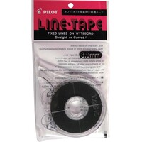 Whiteboard Tape Pilot Line 3mm x 16M WBTEF030 Black