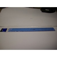 Ruler Plastic Flexible Deli 30cm PP Hangsell Assorted Colours