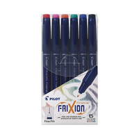 Pen Pilot Frixion Fineliner Assorted Colours Wallet 6