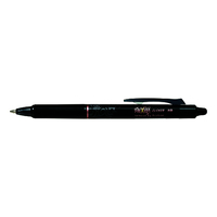 Pen Retractable Erasable Pilot FriXion Clicker BLRTFR10 Medium Gel Ink Black Box 12