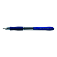 Pen Pilot Supergrip Retractable BPGP10RF Box 12 Fine Blue