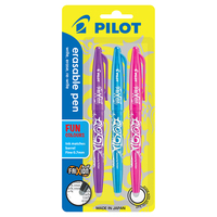 Pen Pilot Frixion Erasable BL FR7B Fun Colours PVLB Card 3