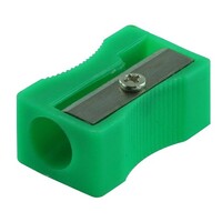 Pencil Sharpener Plastic 1 Hole Bud/Sterling 641 Box 24 Assorted Colours 