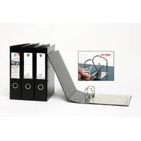 Binder A4 Lever Arch PVC Marbig Quickfile 6505002 Black