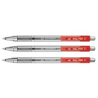 Pen Ball Point Retractable Red Deli 6511 Box 12