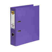 Binder A4 Lever Arch PE Linen Marbig 6601019 Purple