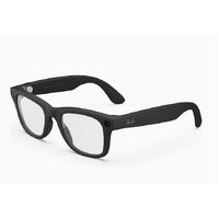 Ray-Ban Meta Wayfarer Gen 2 AI Glasses - Matte Black Frame with Clear Lens