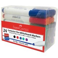 Whiteboard Marker Faber Castell Connector Bullet Assorted Pack 24 