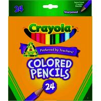 Pencil Crayola Colour Full Size Pack 24 