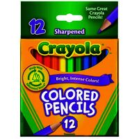 Pencil Crayola Color Half Colour Pack 12