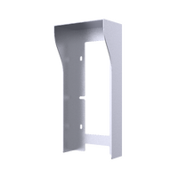 R20K & R20B2.3.4.5 BUTTONS ON WALL RAIN HOOD - SILVER