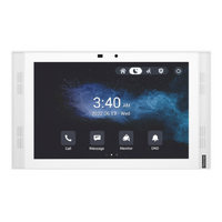 10.1 ANDROID 12 OS INDOOR MONITOR W ULTIMATE AUDIO EXPERIENCE WHITE WITH WIFI