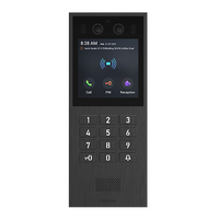 VANDAL RESISTANT SIP VIDEO DOORPHONE WITH PRESS BUTTON KEYPAD